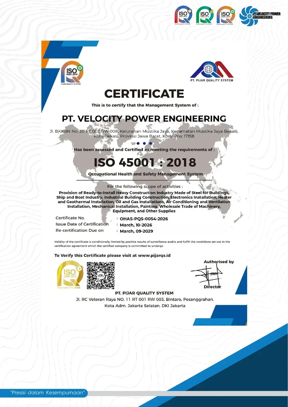 ISO 45001:2018